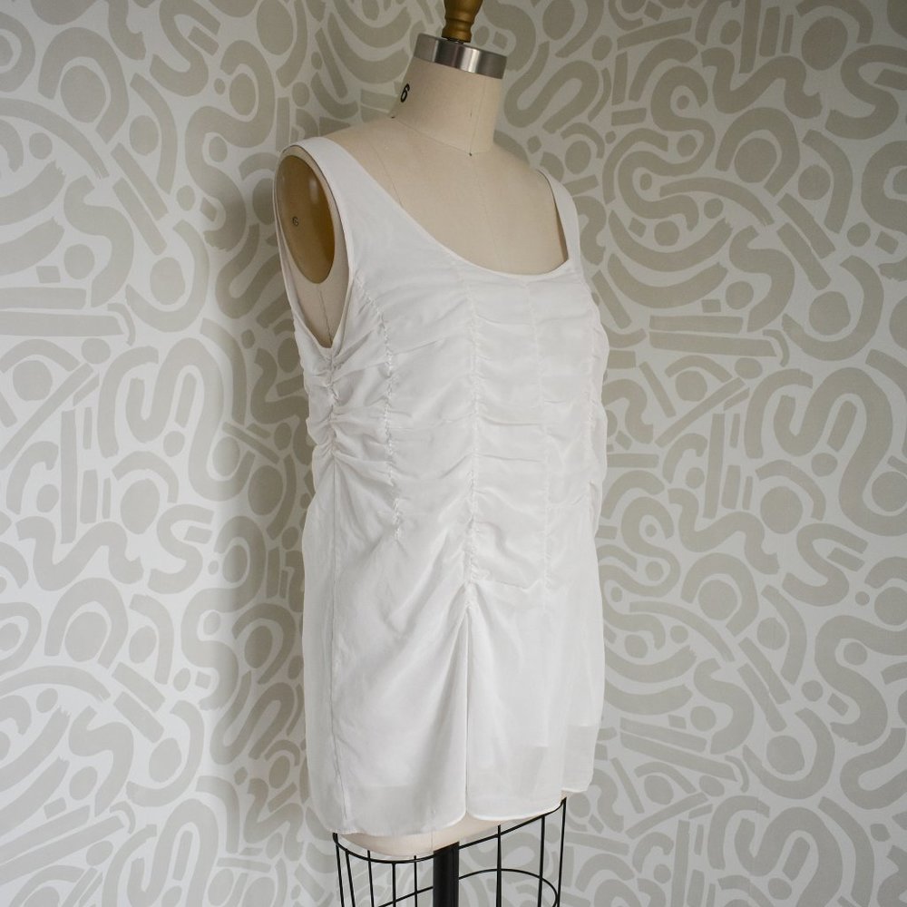 COS Ruched Linen Blouse